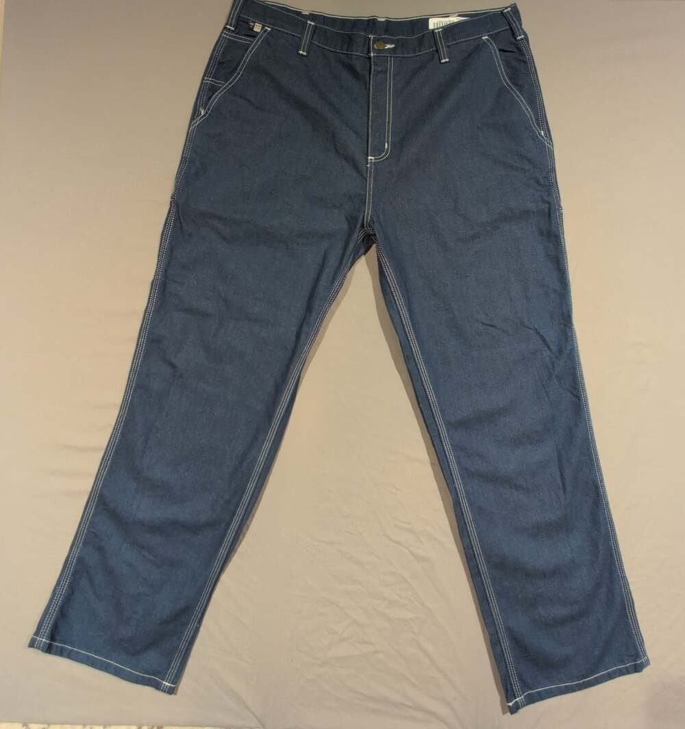 Carhartt Flame Resistant FR Denim Workwear Jeans Men's 40x32 Blue NFPA 2112